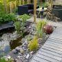 wooden decking path