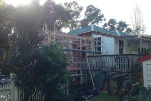 villa extension above garage