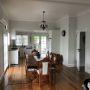 new kitchen and wooden floors