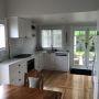 new kitchen and wooden floors