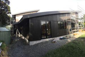 house extension and recladding