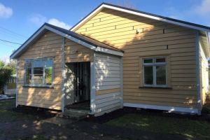 Re-clad bungalow house