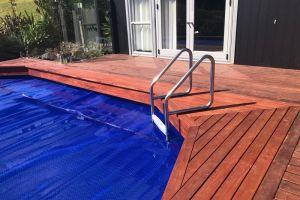 Deck extension & ballustrade installation for new pool area.