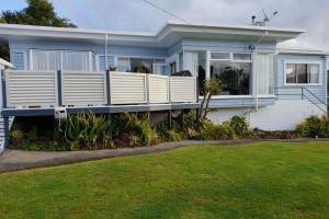 Exterior weatherboard maintenance and painting.  The clients were delighted with their colour choice and so were we! It compliments the character of the house perfectly