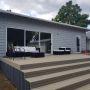 New deck, stairs, door joinery and painted exterior of house. whangarei