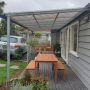 installation galvanised pergola roof whangarei