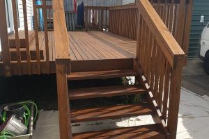 deck restaining